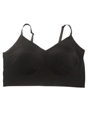True & Co Black Wireless Bra Size Large